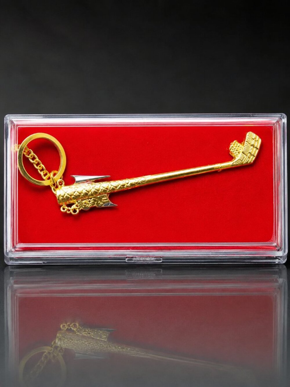 Gold-Tone Heron Bird Brooch Pin in Case - Vintage Estate Jewelry